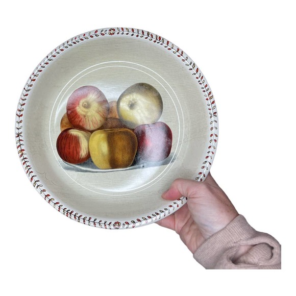 John Derian for Target New Fall Apple Stoneware 10" Pie Plate - Picture 2 of 4